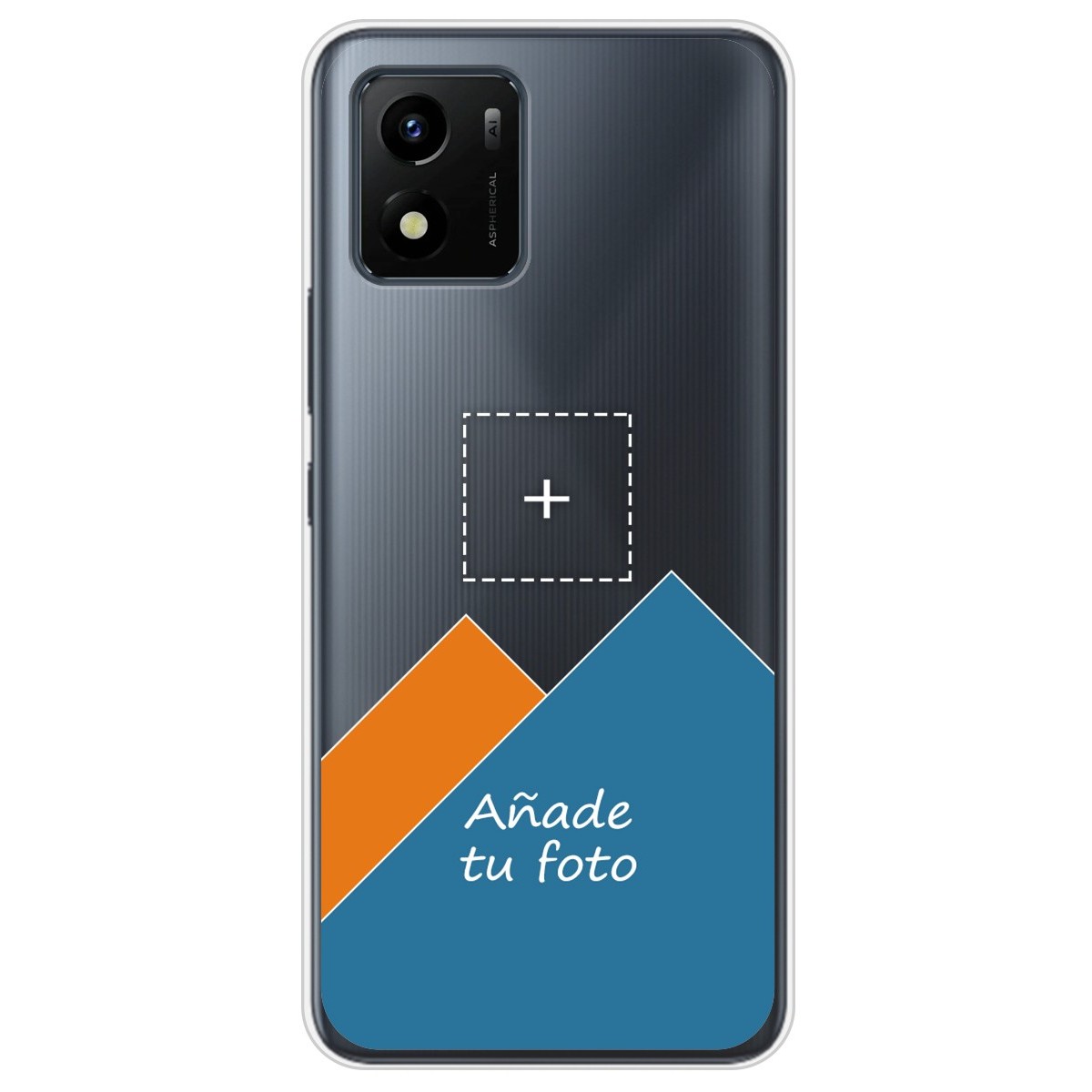 Personaliza tu Funda Silicona Gel Tpu Transparente con tu Fotografia para Vivo Y01 Dibujo Personalizada