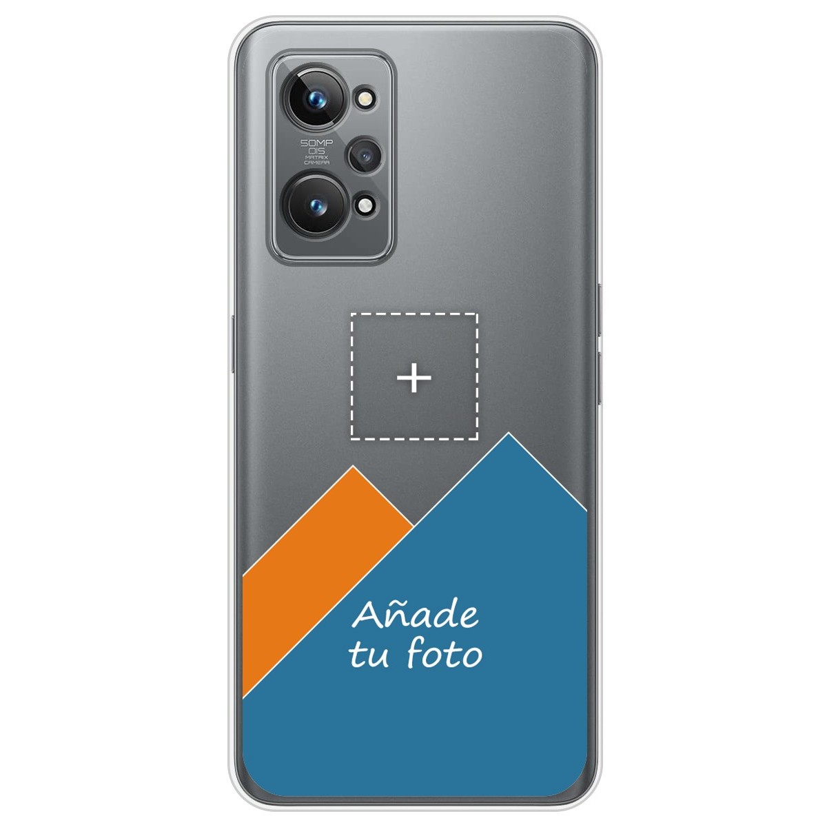 Personaliza tu Funda Silicona Gel Tpu Transparente con tu Fotografia para Realme GT 2 5G Dibujo Personalizada