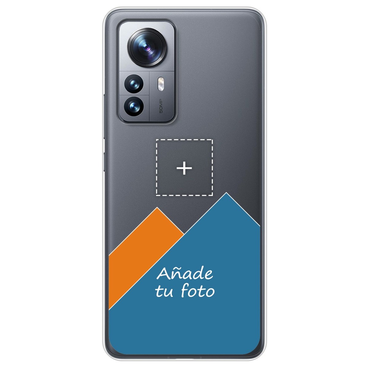 Personaliza tu Funda Silicona Gel Tpu Transparente con tu Fotografia para Xiaomi 12 Pro 5G Dibujo Personalizada