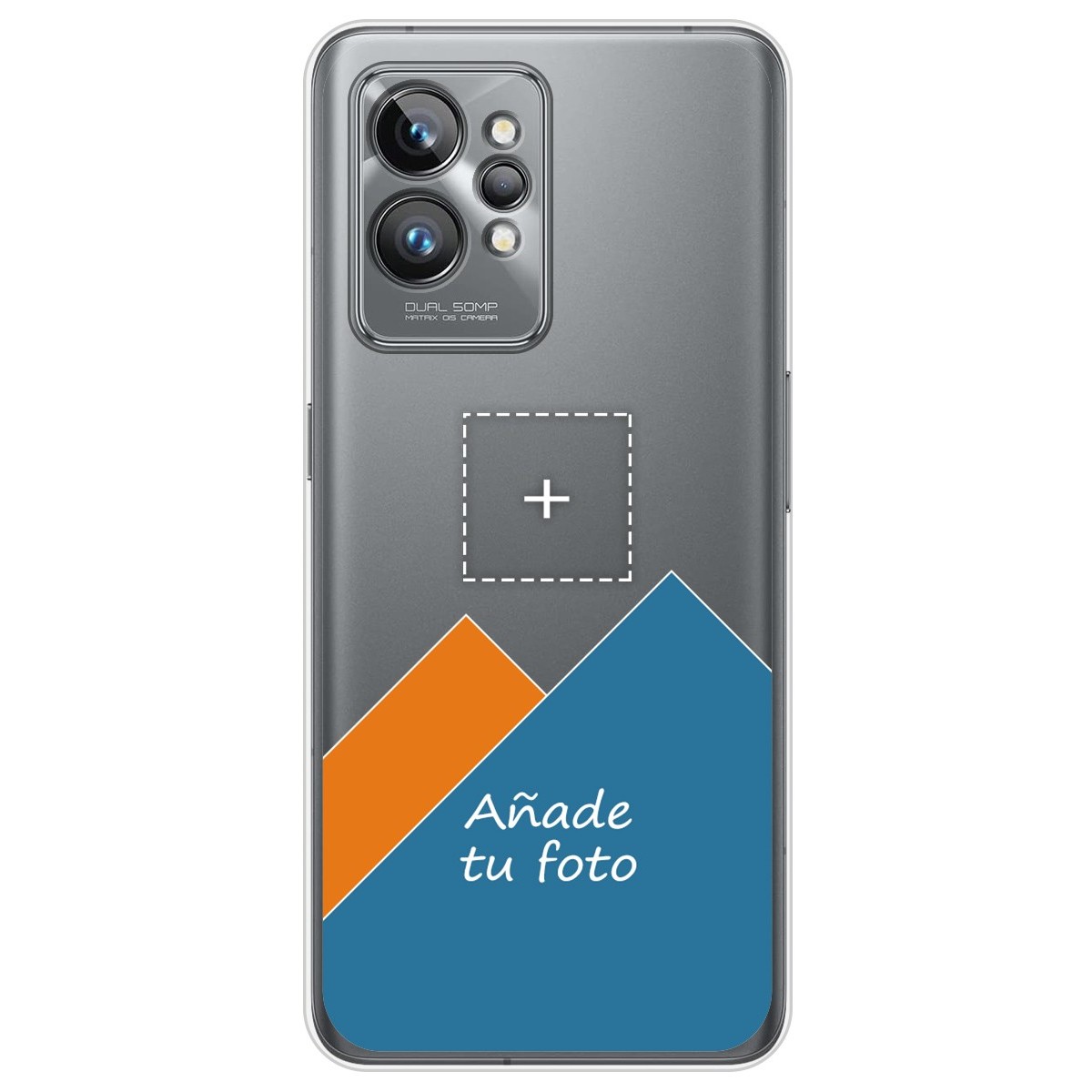 Personaliza tu Funda Silicona Gel Tpu Transparente con tu Fotografia para Realme GT 2 Pro 5G Dibujo Personalizada