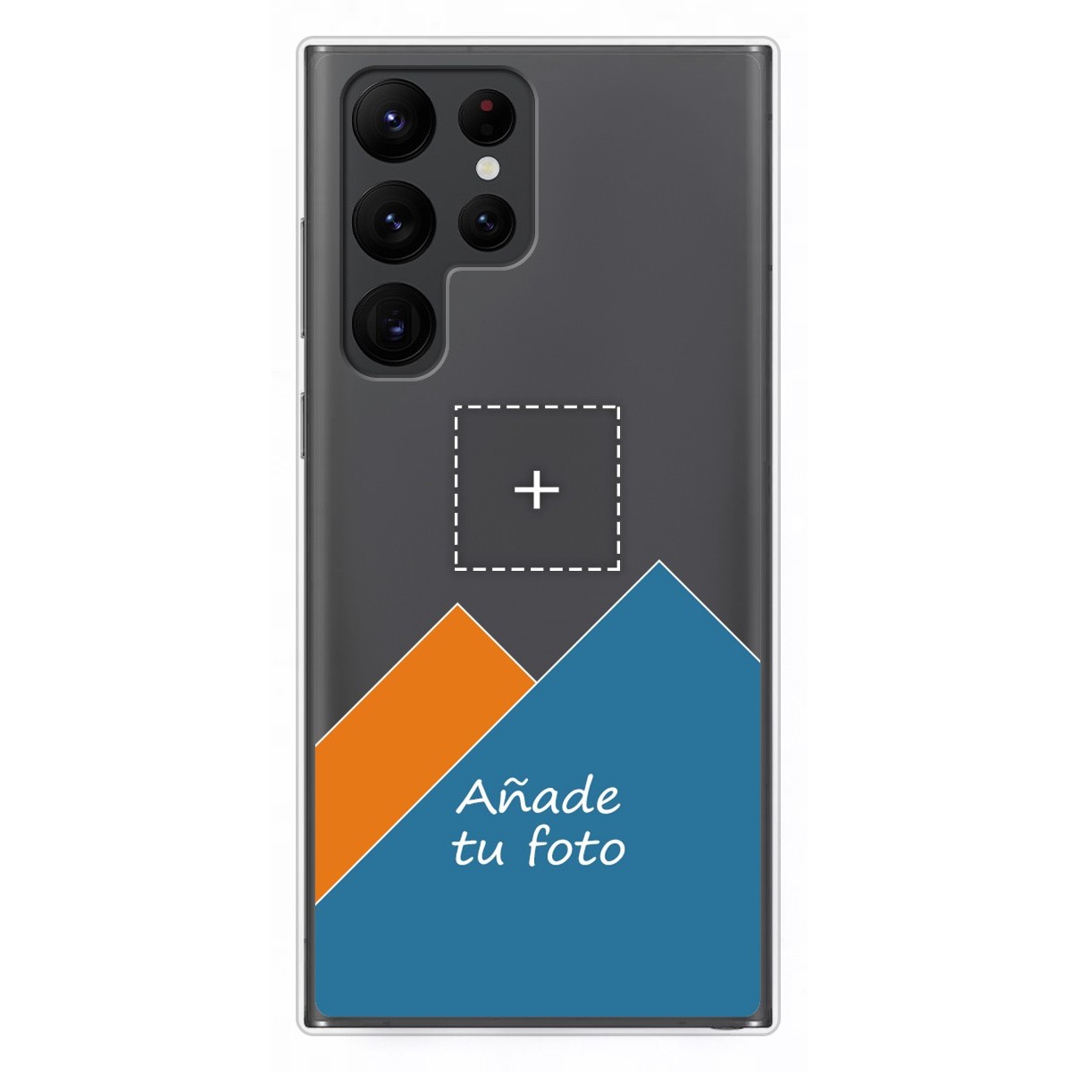 Personaliza tu Funda Doble Pc + Tpu 360 con tu Fotografia para Samsung Galaxy S22 Ultra 5G Dibujo Personalizada