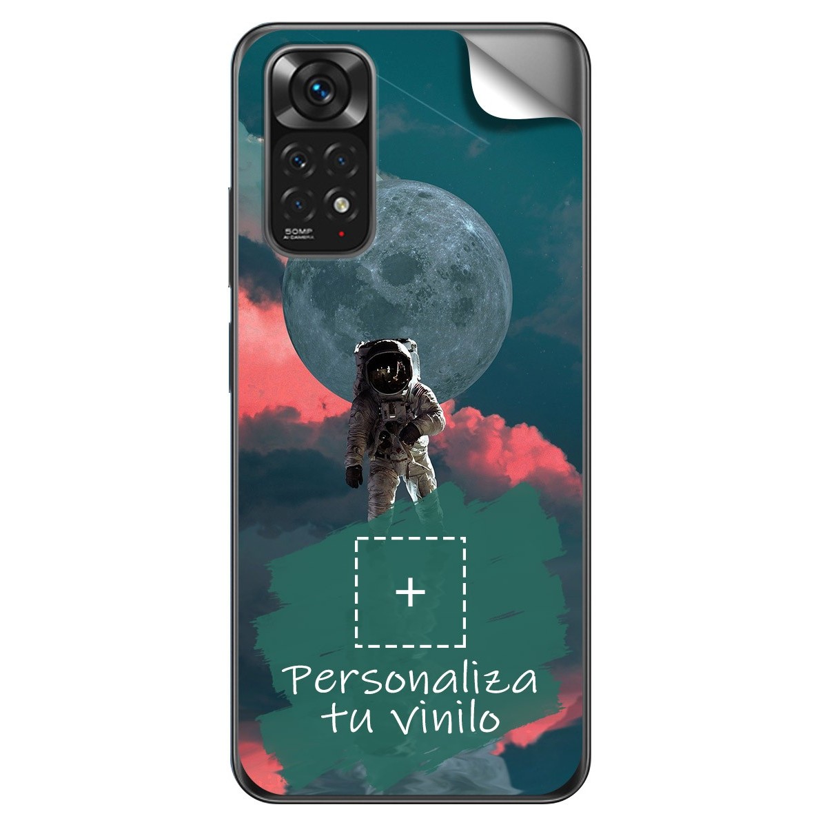 Pegatina Vinilo Autoadhesiva Personalizada más Funda para Xiaomi Redmi Note 11 / 11s