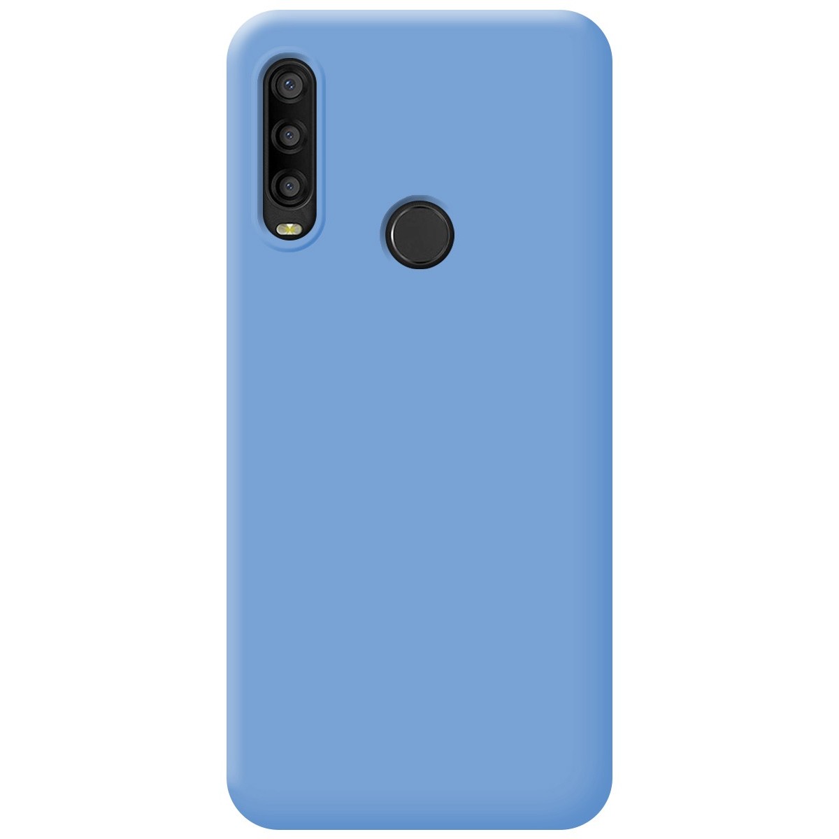 Funda Silicona Líquida Ultra Suave para Alcatel 1SE 2020 color Azul
