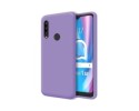 Funda Silicona Líquida Ultra Suave para Alcatel 1SE 2020 color Morada