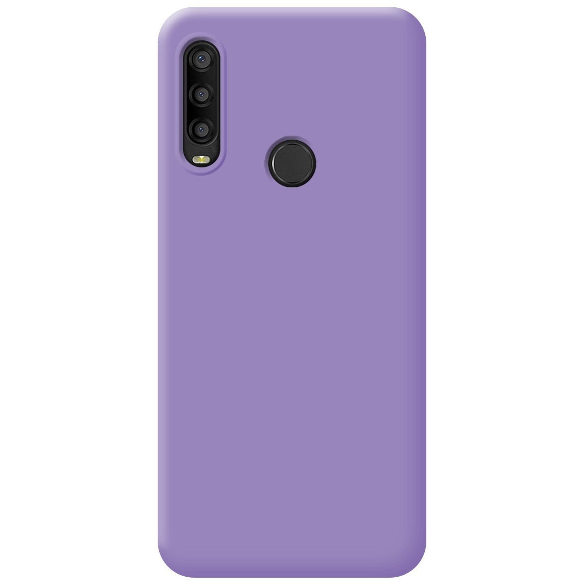 Funda Silicona Líquida Ultra Suave para Alcatel 1SE 2020 color Morada