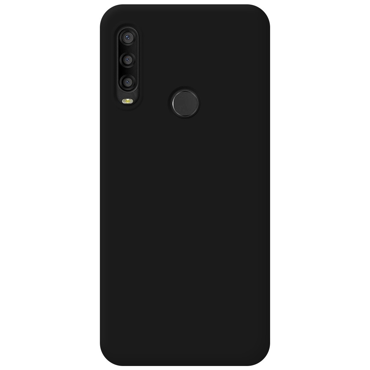 Funda Silicona Líquida Ultra Suave para Alcatel 1SE 2020 color Negra