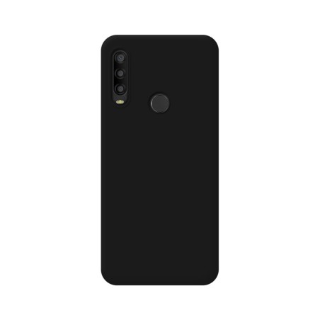 Funda Silicona Líquida Ultra Suave para Alcatel 1SE 2020 color Negra