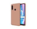 Funda Silicona Líquida Ultra Suave para Alcatel 1SE 2020 color Rosa