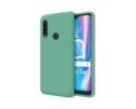 Funda Silicona Líquida Ultra Suave para Alcatel 1SE 2020 color Verde