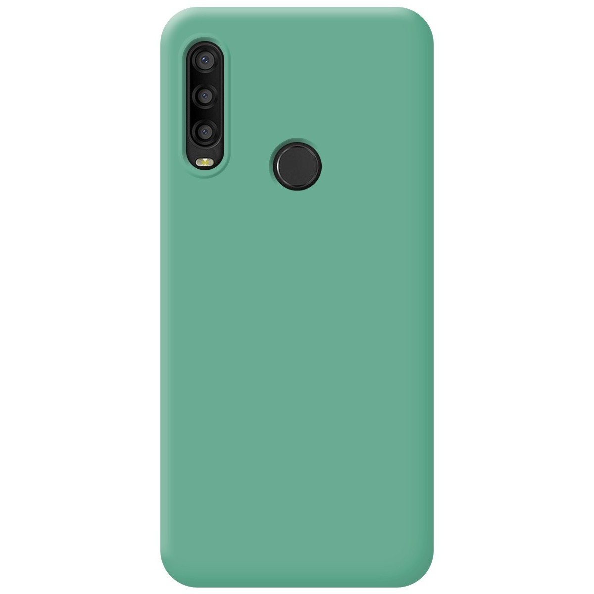 Funda Silicona Líquida Ultra Suave para Alcatel 1SE 2020 color Verde