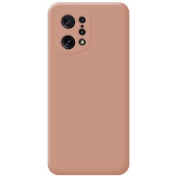 Funda Silicona Líquida Ultra Suave para Oppo Find X5 5G color Rosa 2