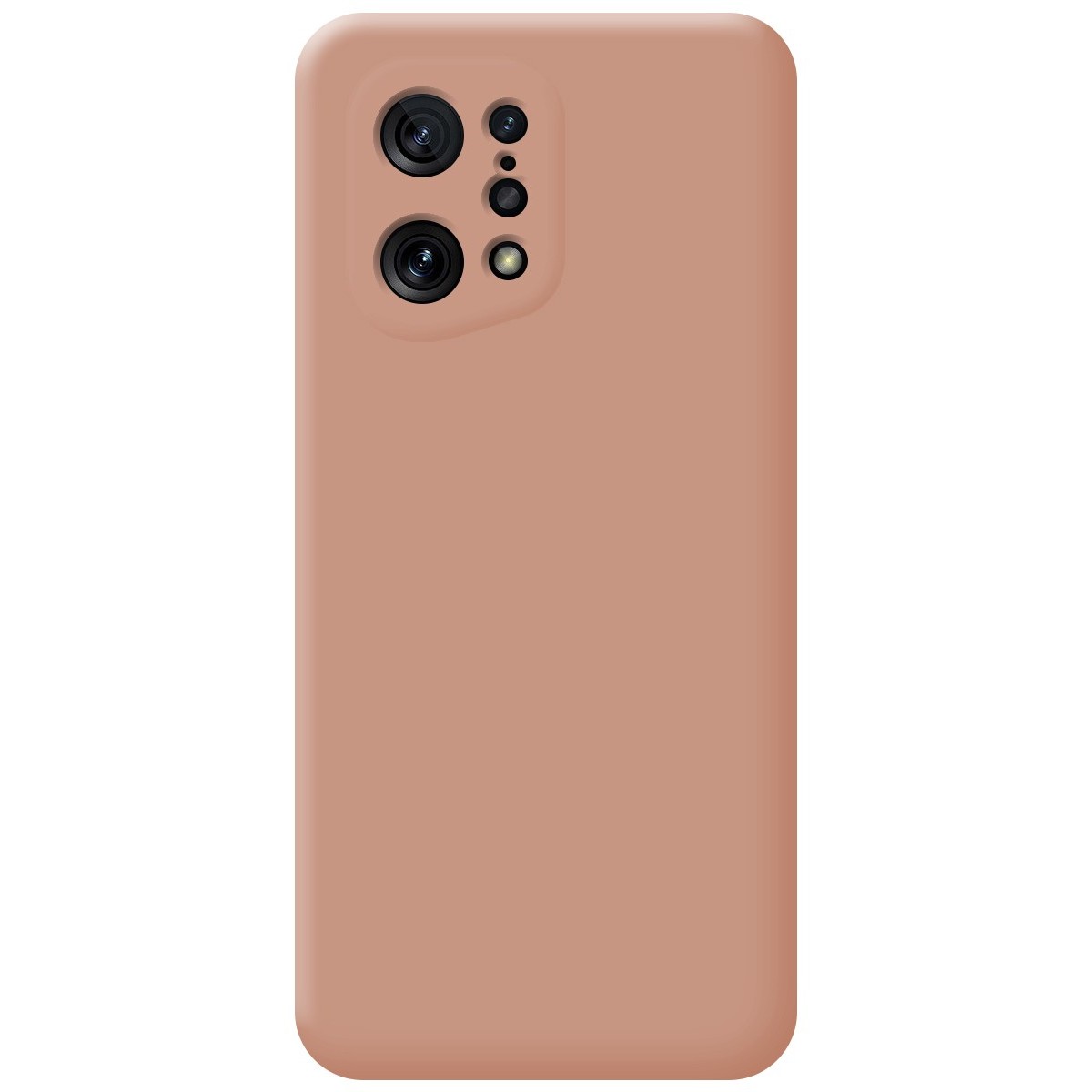 Funda Silicona Líquida Ultra Suave para Oppo Find X5 5G color Rosa