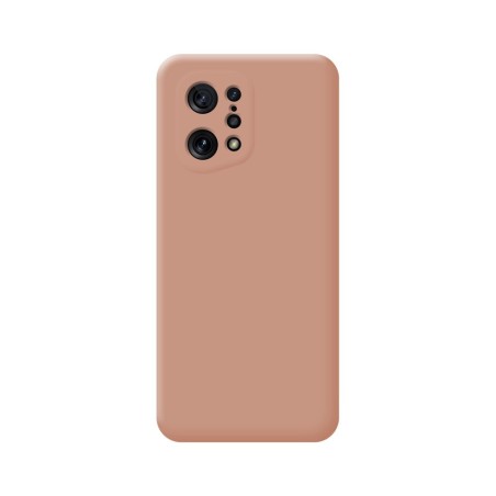 Funda Silicona Líquida Ultra Suave para Oppo Find X5 5G color Rosa