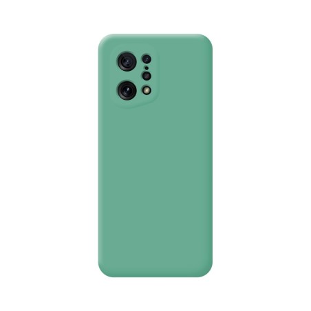 Funda Silicona Líquida Ultra Suave para Oppo Find X5 5G color Verde