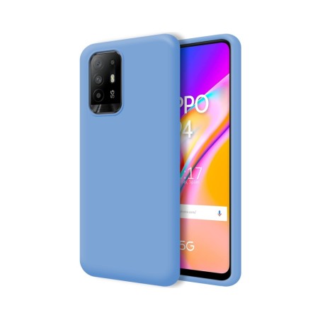 Funda Silicona Líquida Ultra Suave para Oppo A94 5G color Azul