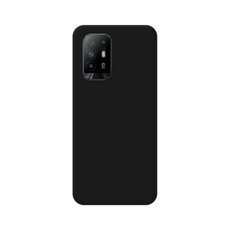 Funda Silicona Líquida Ultra Suave para Oppo A94 5G color Negra