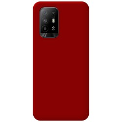 Funda Silicona Líquida Ultra Suave para Oppo A94 5G color Roja 2