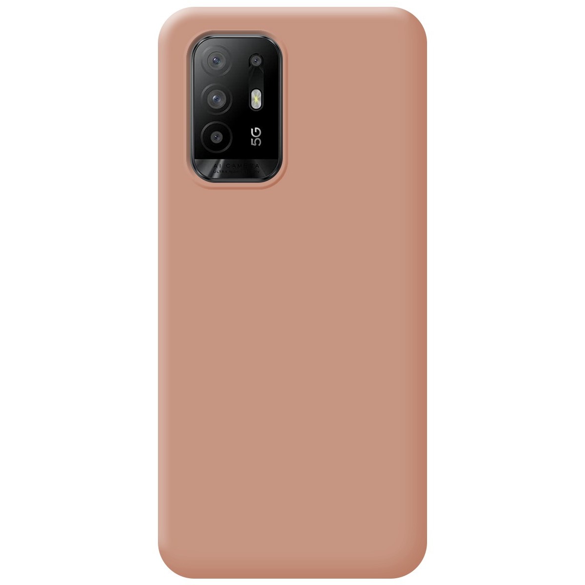 Funda Silicona Líquida Ultra Suave para Oppo A94 5G color Rosa