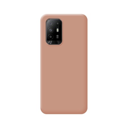 Funda Silicona Líquida Ultra Suave para Oppo A94 5G color Rosa