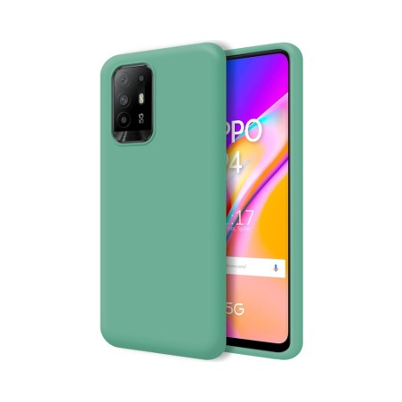 Funda Silicona Líquida Ultra Suave para Oppo A94 5G color Verde