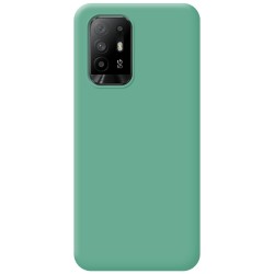 Funda Silicona Líquida Ultra Suave para Oppo A94 5G color Verde 2