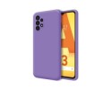 Funda Silicona Líquida Ultra Suave para Samsung Galaxy A13 4G color Morada