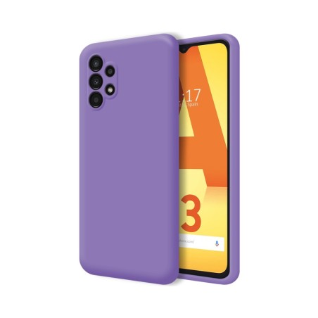 Funda Silicona Líquida Ultra Suave para Samsung Galaxy A13 4G color Morada