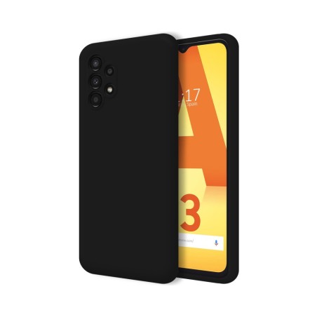 Funda Silicona Líquida Ultra Suave para Samsung Galaxy A13 4G color Negra