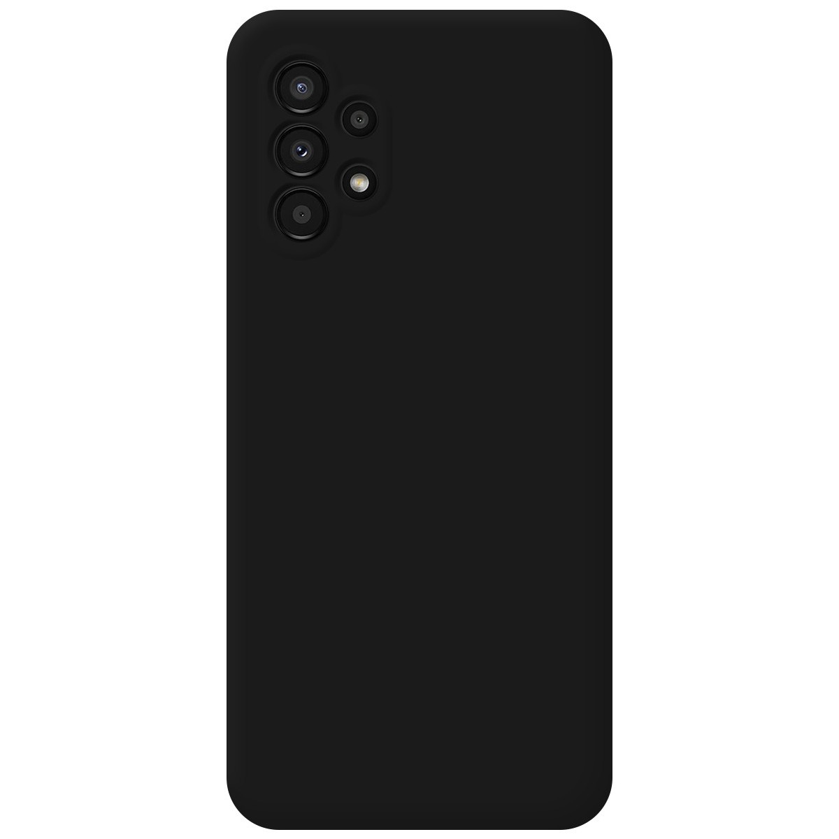 Funda Silicona Líquida Ultra Suave para Samsung Galaxy A13 4G color Negra