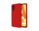 Funda Silicona Líquida Ultra Suave para Samsung Galaxy A13 4G color Roja
