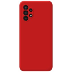 Funda Silicona Líquida Ultra Suave para Samsung Galaxy A13 4G color Roja 2