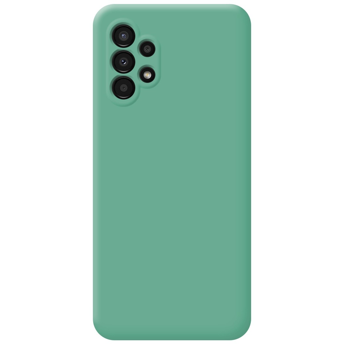Funda Silicona Líquida Ultra Suave para Samsung Galaxy A13 4G color Verde