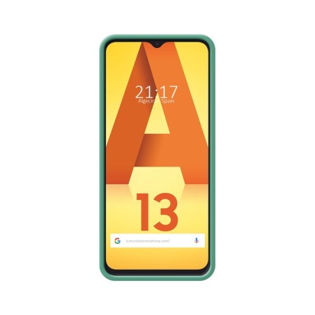 Funda Silicona Líquida Ultra Suave para Samsung Galaxy A13 4G color Verde