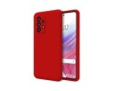 Funda Silicona Líquida Ultra Suave para Samsung Galaxy A53 5G color Roja