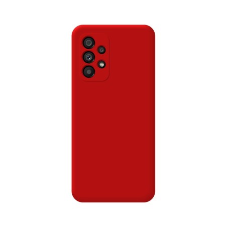 Funda Silicona Líquida Ultra Suave para Samsung Galaxy A53 5G color Roja