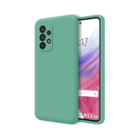 Funda Silicona Líquida Ultra Suave para Samsung Galaxy A53 5G color Verde