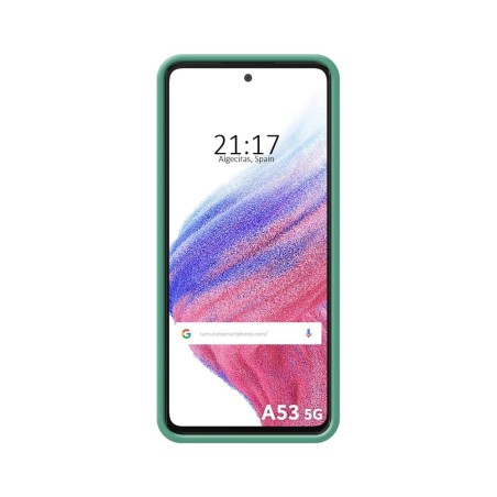 Funda Silicona Líquida Ultra Suave para Samsung Galaxy A53 5G color Verde