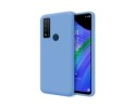 Funda Silicona Líquida Ultra Suave para TCL 20 R 5G color Azul