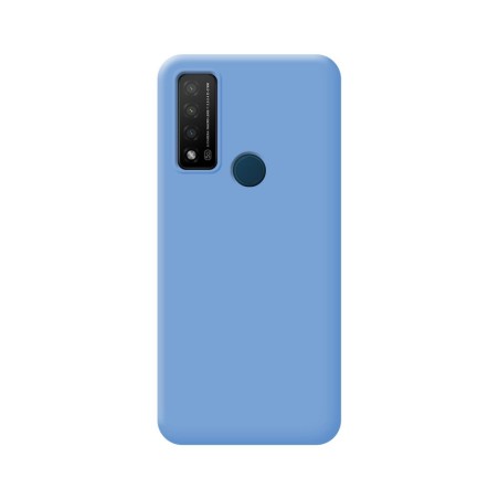 Funda Silicona Líquida Ultra Suave para TCL 20 R 5G color Azul