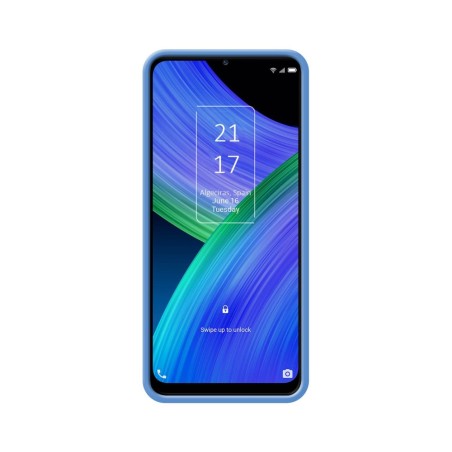 Funda Silicona Líquida Ultra Suave para TCL 20 R 5G color Azul