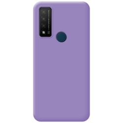 Funda Silicona Líquida Ultra Suave para TCL 20 R 5G color Morada 2