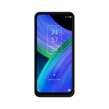 Funda Silicona Líquida Ultra Suave para TCL 20 R 5G color Negra