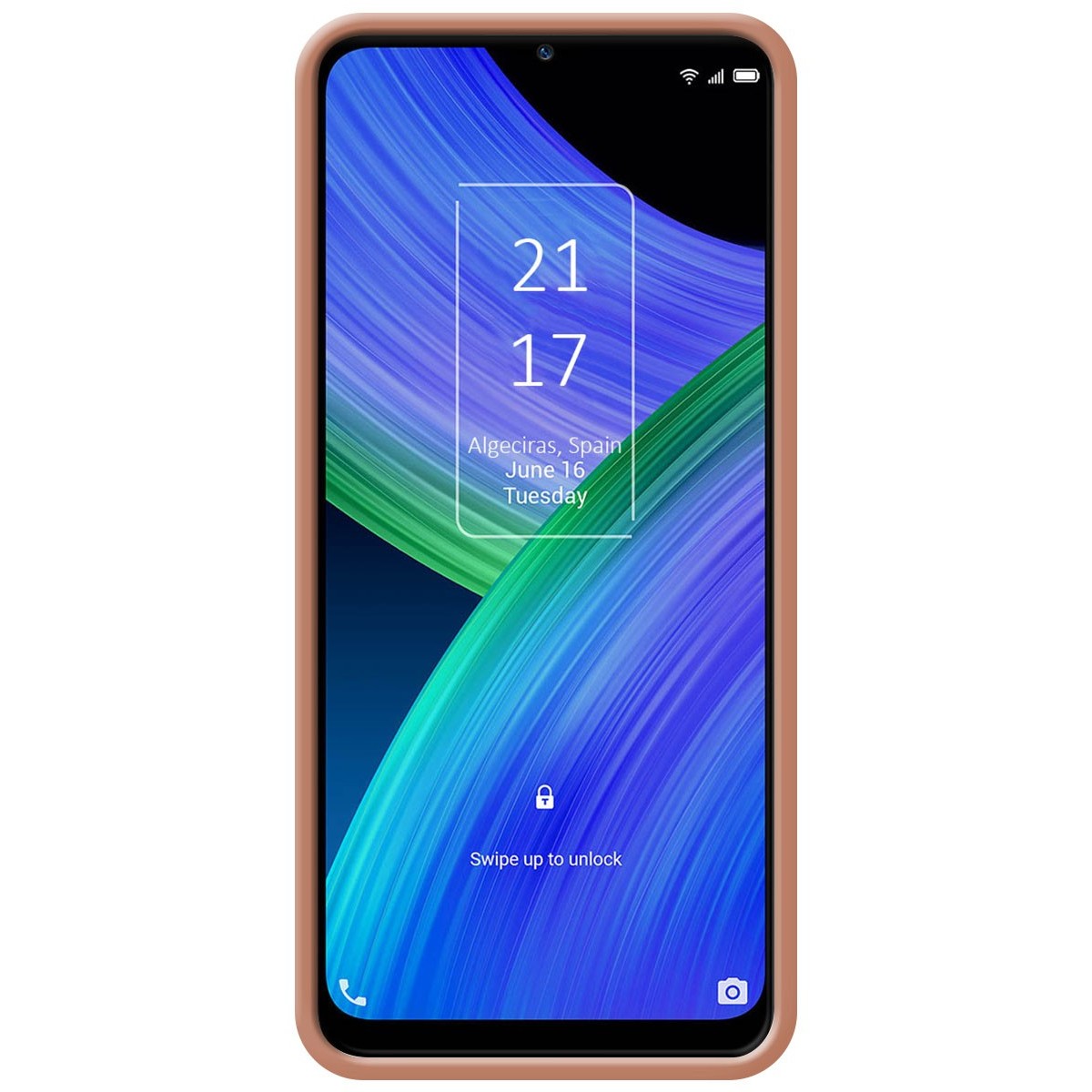 Funda Silicona Líquida Ultra Suave para TCL 20 R 5G color Rosa