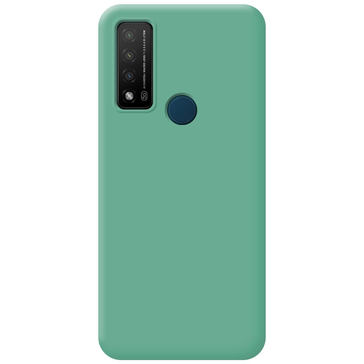 Funda Silicona Líquida Ultra Suave para TCL 20 R 5G color Verde