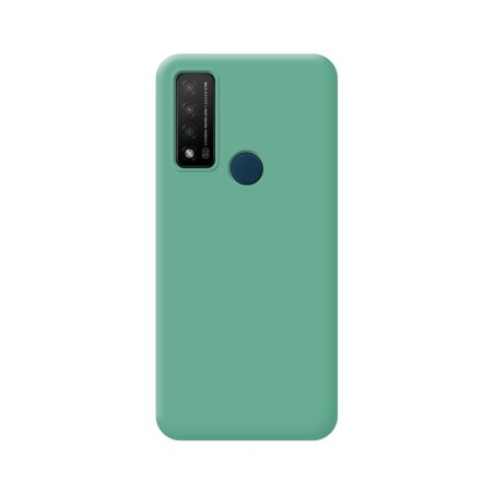Funda Silicona Líquida Ultra Suave para TCL 20 R 5G color Verde