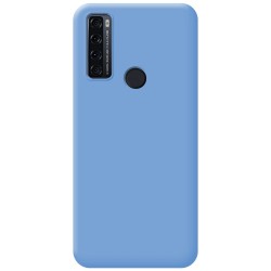 Funda Silicona Líquida Ultra Suave para TCL 20 SE color Azul 2