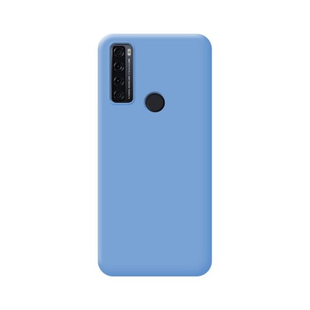Funda Silicona Líquida Ultra Suave para TCL 20 SE color Azul