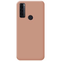 Funda Silicona Líquida Ultra Suave para TCL 20 SE color Rosa 2