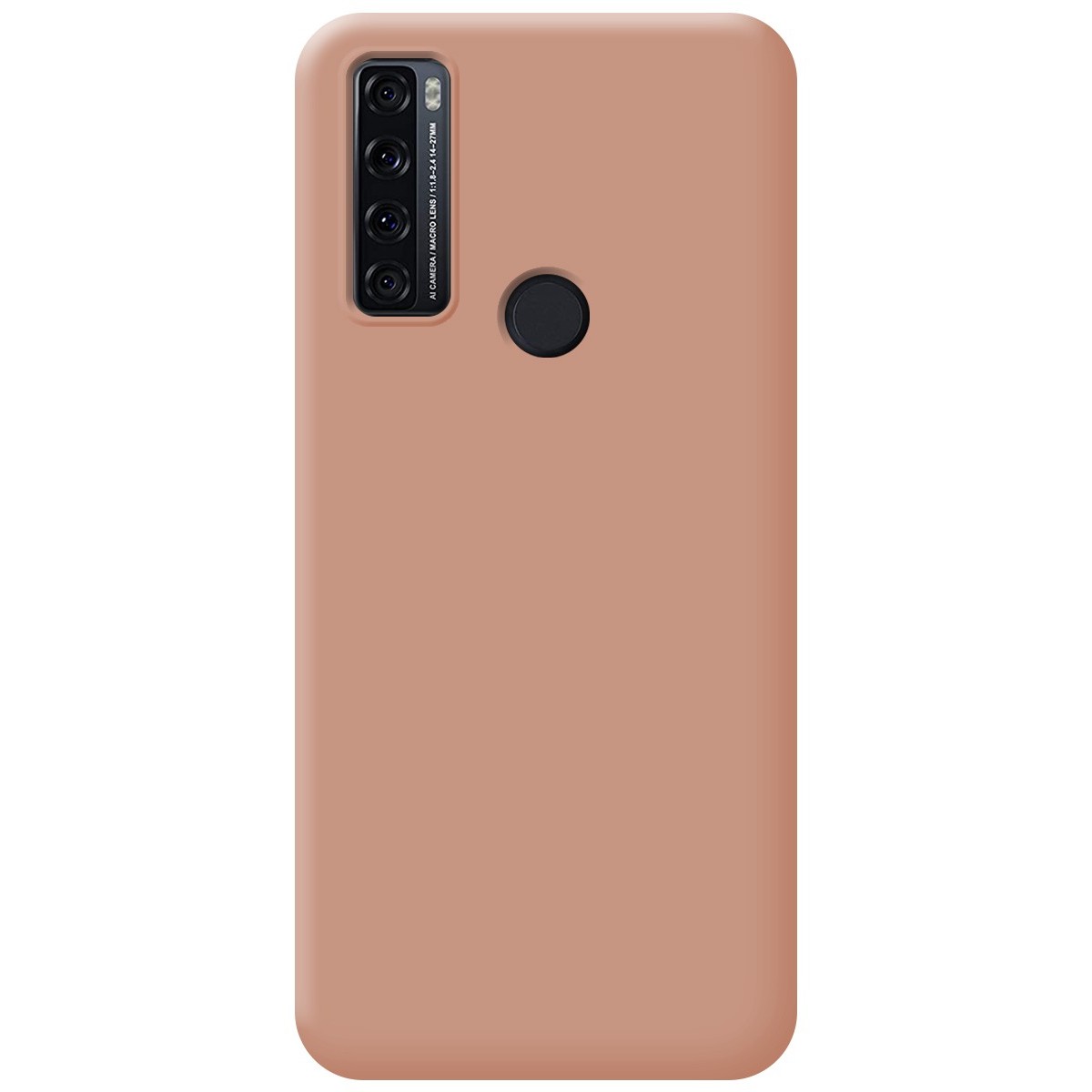 Funda Silicona Líquida Ultra Suave para TCL 20 SE color Rosa