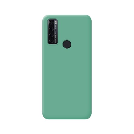 Funda Silicona Líquida Ultra Suave para TCL 20 SE color Verde
